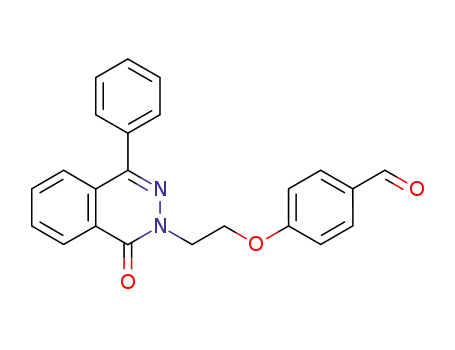 4-[2-[4-phenyl-1-oxo-1,2-dihydrophthalazin-2-yl]ethoxy]benzaldehyde