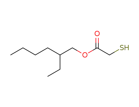 Molecular Structure of 7659-86-1 (2-Ethylhexyl mercaptoacetate)