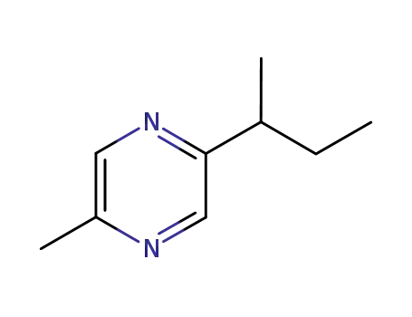 Molecular Structure of 29461-07-2 (2-Methyl-5-sec-butylpyrazine)