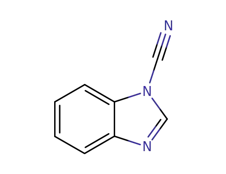 Molecular Structure of 31892-41-8 (1H-Benzimidazole-1-carbonitrile(9CI))