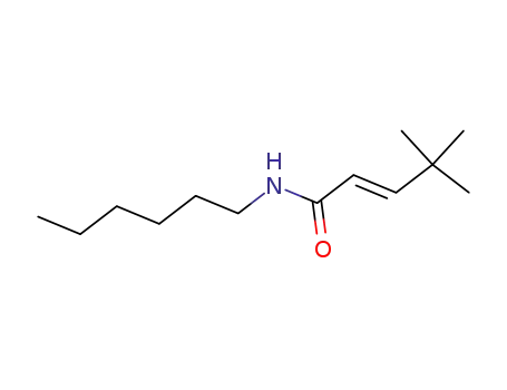 (E)-4,4-Dimethyl-pent-2-enoic acid hexylamide