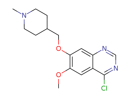 4-chloro-6-methoxy-7-[(1-methylpiperidin-4-yl)methoxy]quinazoline