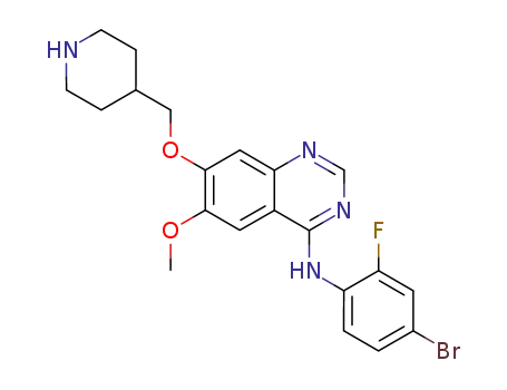 Molecular Structure of 338992-12-4 (N-DeMethyl Vandetanib)