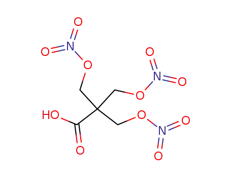 Molecular Structure of 67406-79-5 (Propanoic acid, 3-(nitrooxy)-2,2-bis[(nitrooxy)methyl]-)