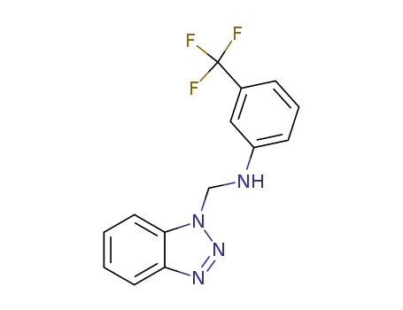 benzotriazol-1-ylmethyl-(3-trifluoromethyl-phenyl)-amine