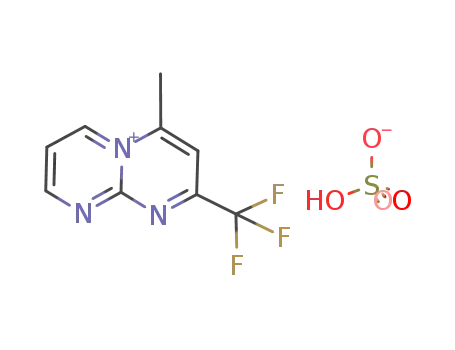 4-methyl-2-trifluoromethyl-pyrimido-[1,2a]pyrimidine hydrogen sulfate