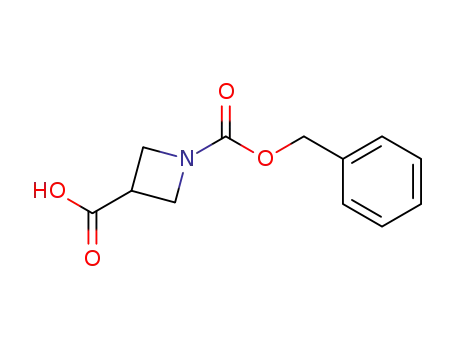 Molecular Structure of 97628-92-7 (1-(BENZYLOXYCARBONYL) AZETIDINE-3-CARBOXYLIC ACID)