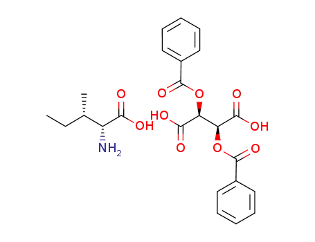 (2S,3S)-2,3-Bis-benzoyloxy-succinic acid; compound with (2R,3S)-2-amino-3-methyl-pentanoic acid