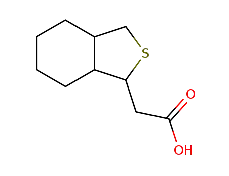 (+/-)-(1RS,3aSR,7aSR)-1,3,3a,4,5,6,7,7a-octahydrobenzo[c]thiophene-1-acetic acid