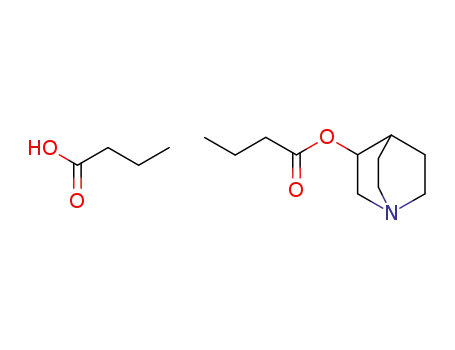 quinuclidin-3-yl butyrate butyric acid salt