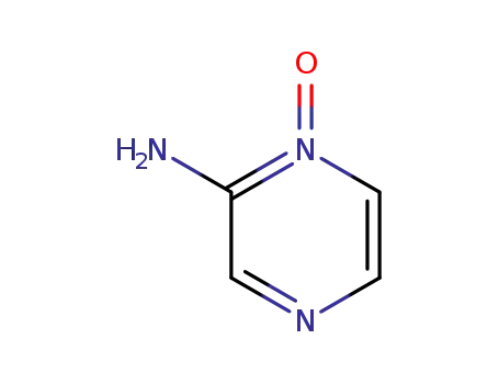 Molecular Structure of 21720-40-1 (Pyrazinamine, 1-oxide)