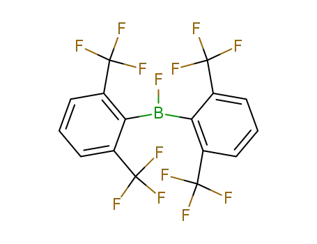 Molecular Structure of 681812-05-5 (Borane, bis[2,6-bis(trifluoromethyl)phenyl]fluoro-)
