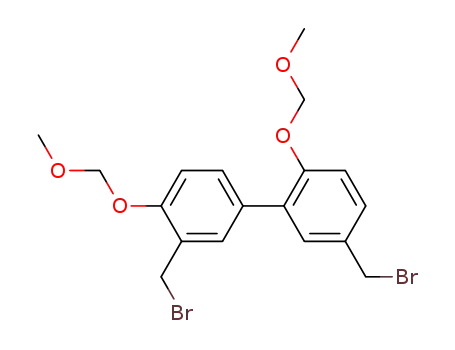 5,3'-bis-bromomethyl-2,4'-bis-methoxymethoxy-biphenyl