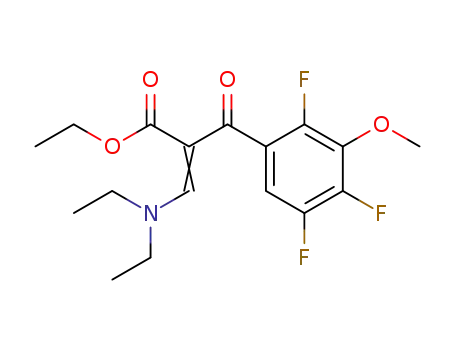 (Z)-3-Diethylamino-2-(2,4,5-trifluoro-3-methoxy-benzoyl)-acrylic acid ethyl ester
