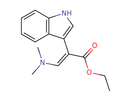 ethyl (2E)-3-dimethylamino-2-(1H-indol-3-yl)propenoate