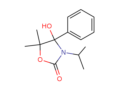 2-Oxazolidinone, 4-hydroxy-5,5-dimethyl-3-(1-methylethyl)-4-phenyl-