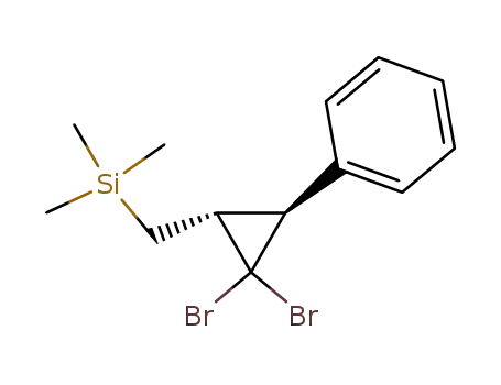 trans-1,1-dibromo-2-phenyl-3-(trimethylsilylmethyl)cyclopropane