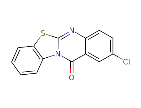 2-chloro-12H-benzothiazolo<2,3-b>quinazolin-12-one