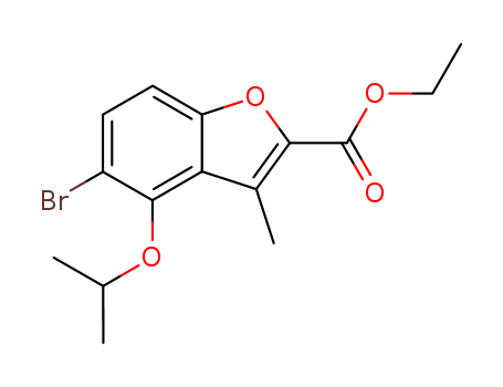 ETHYL 5-BROMO-4-ISOPROPOXY-3-METHYLBENZOFURAN-2-CARBOXYLATE