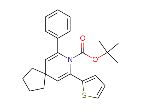 8-(tert-butoxycarbonyl)-9-phenyl-7-(thien-2-yl)-8-azaspiro[4.5]deca-6,9-diene