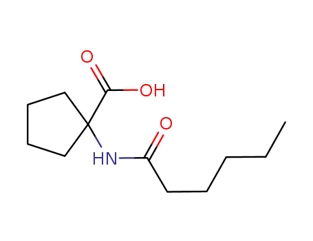 1-hexanoylamino-cyclopentanecarboxylic acid
