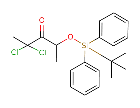 4-(tert-butyl-diphenyl-silanyloxy)-2,2-dichloro-pentan-3-one