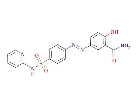 2-hydroxy-5-[(E)-2-{4-[(pyridine-2-yl)sulfamoyl]phenyl}diazen-1-yl]benzamide