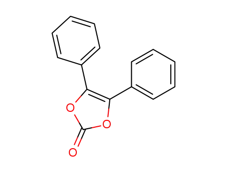 Molecular Structure of 21240-34-6 (1,2-DIPHENYLVINYLENE CARBONATE)