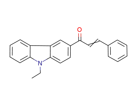 Molecular Structure of 879212-03-0 (2-Propen-1-one, 1-(9-ethyl-9H-carbazol-3-yl)-3-phenyl-)