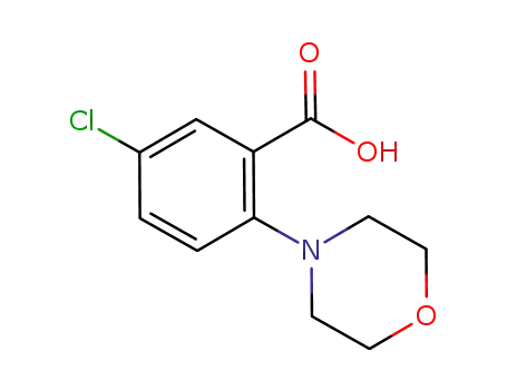 5-chloro-2-(4-morpholinyl)benzoic acid