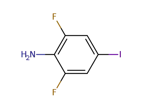 Molecular Structure of 141743-49-9 (2,6-DIFLUORO-4-IODOANILINE)