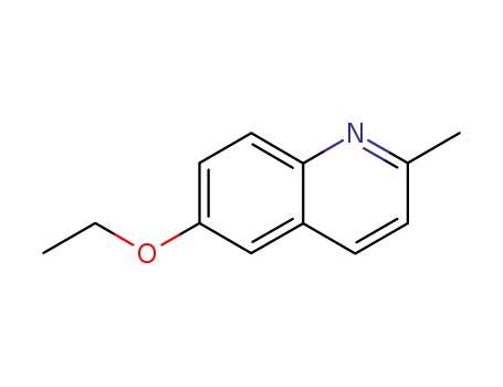 Molecular Structure of 6628-28-0 (2-METHYL-6-ETHOXYQUINOLINE)