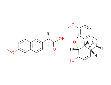 5R,6S,9R,13S,14R-codeine naproxenate