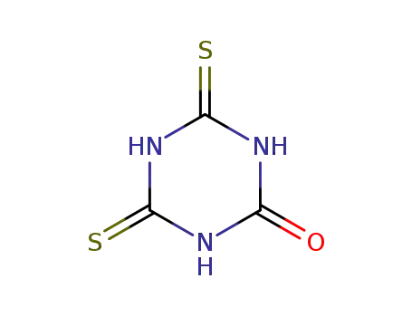 Molecular Structure of 33776-96-4 (Tetrahydro-4,6-dithioxo-1,3,5-triazin-2(1H)-one)