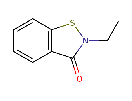 Molecular Structure of 4299-06-3 (2-ethyl-1,2-benzothiazol-3(2H)-one)