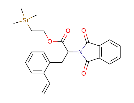 2-(1,3-dioxo-1,3-dihydro-isoindol-2-yl)-3-(2-vinyl-phenyl)-propionic acid, 2-trimethylsilanyl-ethyl ester