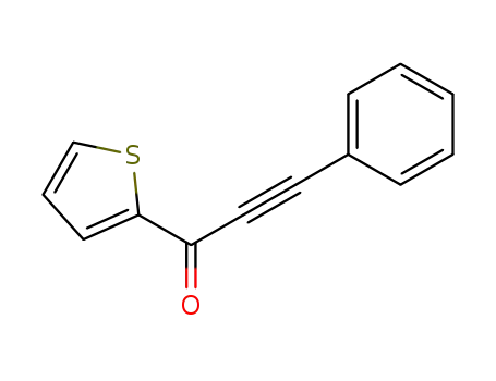 Molecular Structure of 21985-04-6 (2-Propyn-1-one, 3-phenyl-1-(2-thienyl)-)