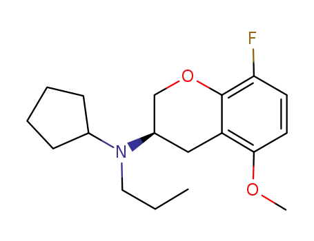 (R)-3-(N-Cyclopentyl-N-n-propylamino)-8-fluoro-5-methoxy-3,4-dihydro-2H-1-benzopyran