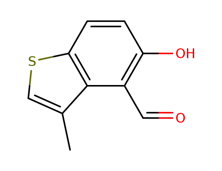 4-formyl-5-hydroxy-3-methylbenzothiophene