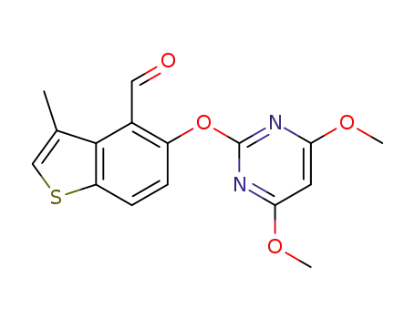 5-(4,6-dimethoxypyrimidin-2-yl)oxy-4-formyl-3-methylbenzothiophene