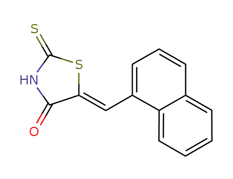 (Z)-5-(naphthalen-1'-ylmethylene)-2-thioxothiazolidin-4-one