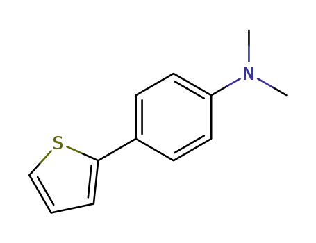 1-N,N-dimethylamino-4-(2-thienyl)benzene