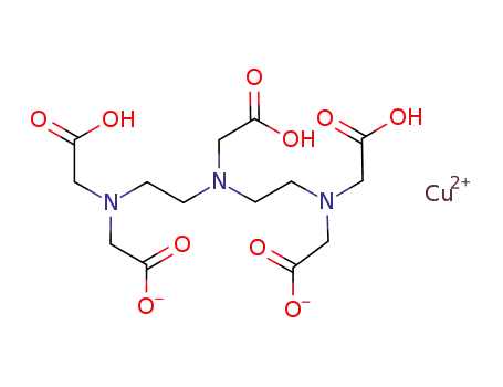 copper-diethylenetriaminepentaacetic acid complex
