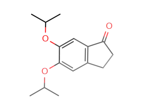 Molecular Structure of 760995-28-6 (1H-Inden-1-one, 2,3-dihydro-5,6-bis(1-methylethoxy)-)