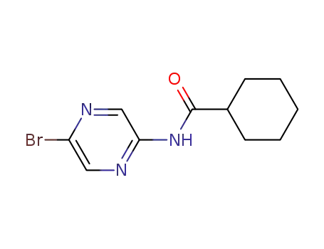 cyclohexanecarboxylic acid (5-bromo-pyrazin-2-yl)-amide