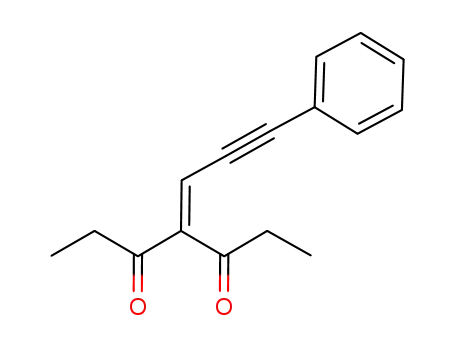 4-(3-phenylprop-2-yn-1-ylidene)heptane-3,5-dione