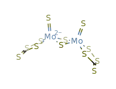 {(η2-CS4)(S)Mo(μ2-S)2Mo(S)(η2-CS4)}(2-)