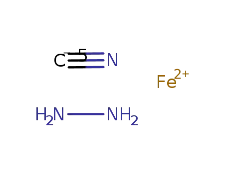 pentacyanohydrazineferrate(II)(3-)