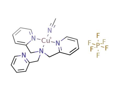 {tris{(2-pyridyl)methyl}amine(CH3CN)Cu(I)}{PF6}