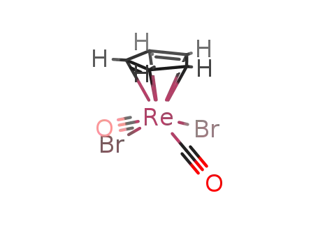 dia-cyclopentadienyldibromodicarbonyl Re(III)
